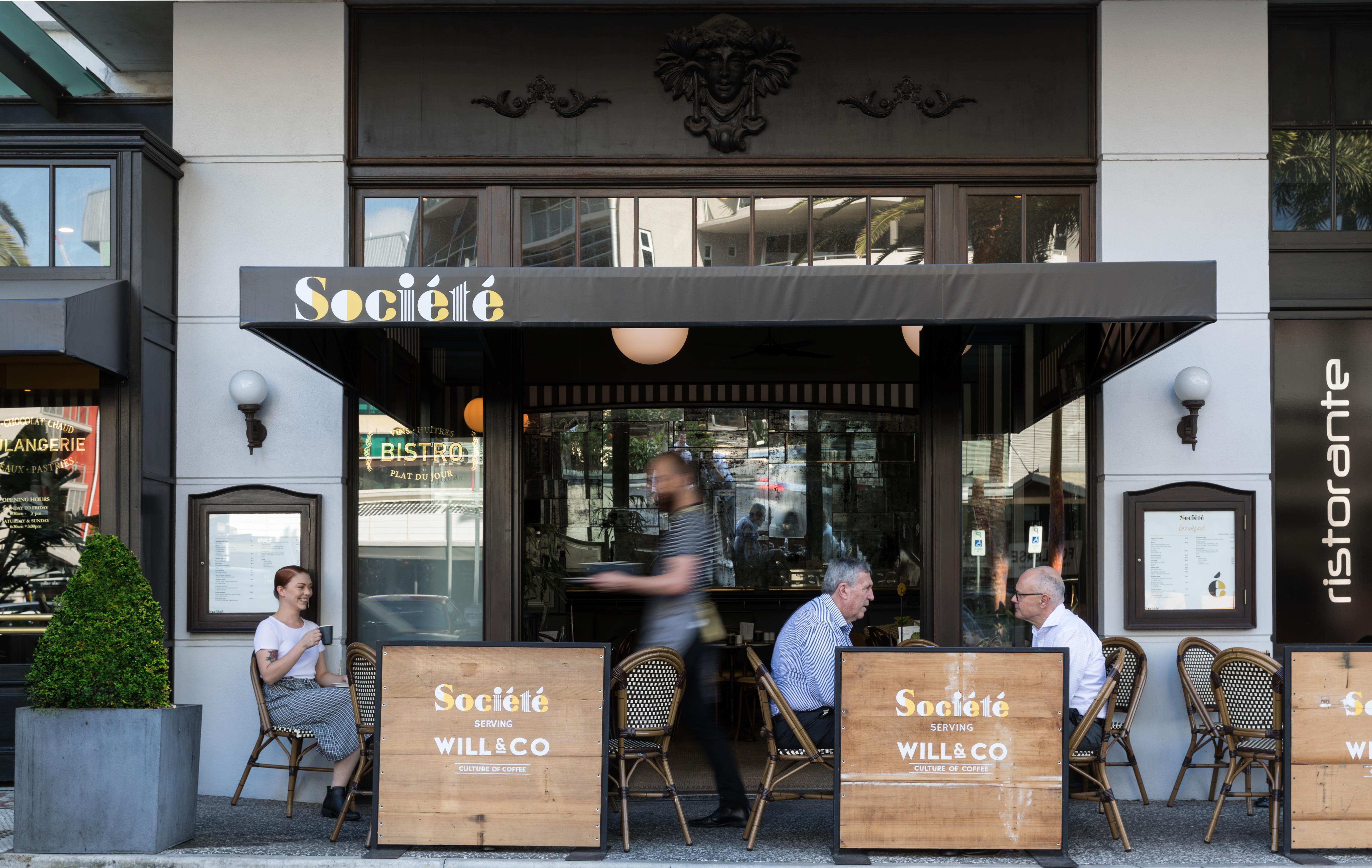 Ovolo The Valley Brisbane Bagian luar foto Société, a restaurant in the South End, Boston