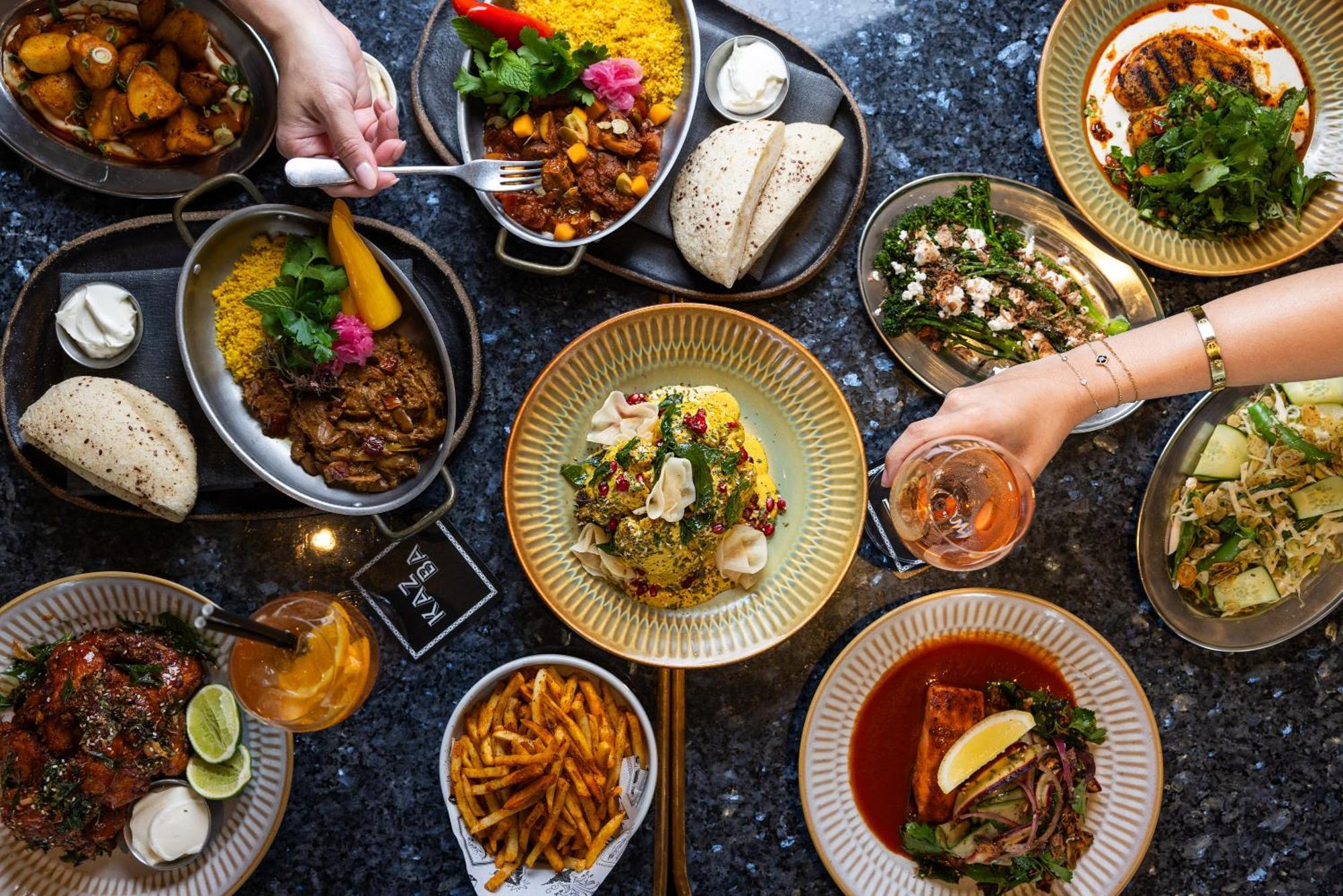 Ovolo The Valley Brisbane Bagian luar foto A selection of dishes at KARN